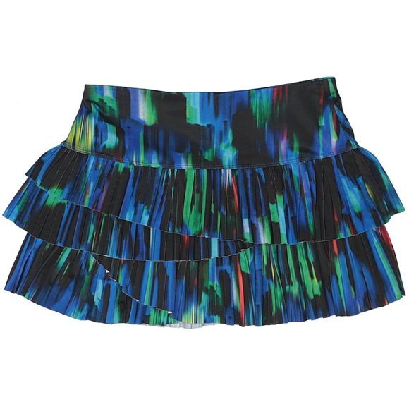 Sold  Lucky In Love Illusion Pleated Skirt blue  XS - Picture 3 of 3
